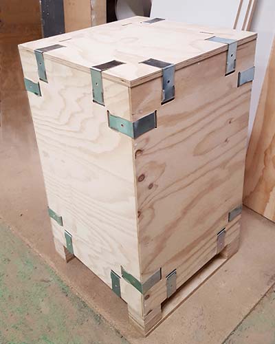 Crate for sculpture