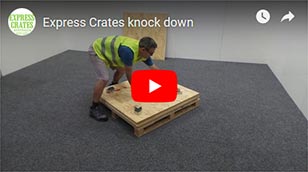 Express Crates knock down